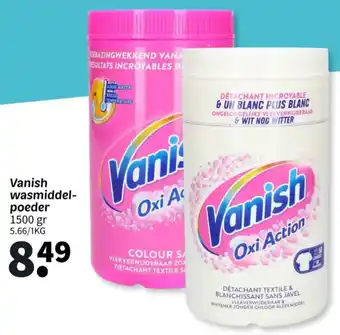 Wibra Vanish wasmiddel poeder aanbieding