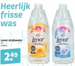 Wibra Lenor strijkwater aanbieding