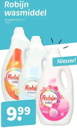 Wibra Robijn wasmiddel aanbieding