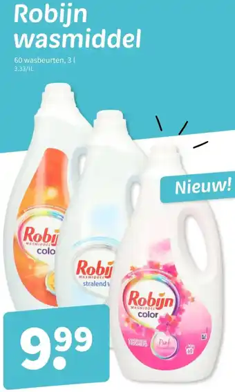 Wibra Robijn wasmiddel aanbieding
