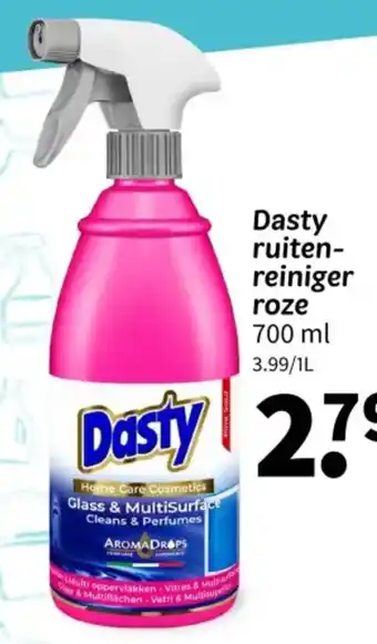 Wibra Dasty ruitenreiniger roze aanbieding