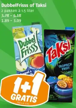Poiesz DubbelFrisss of Taksi aanbieding