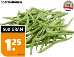Poiesz Sperziebonen aanbieding
