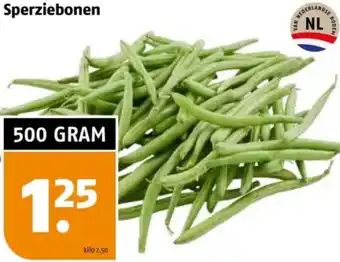 Poiesz Sperziebonen aanbieding
