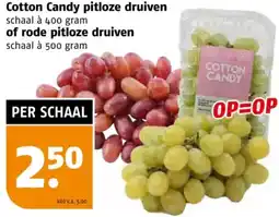 Poiesz Cotton Candy pitloze druiven of rode pitloze druiven aanbieding