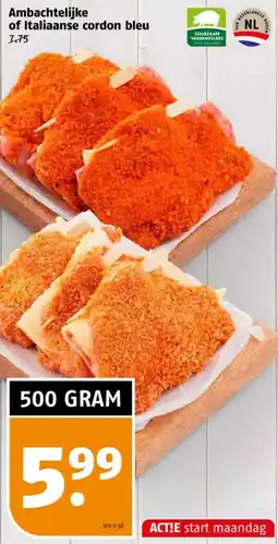 Poiesz Ambachtelijke of Italiaanse cordon bleu aanbieding