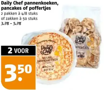Poiesz Daily Chef pannenkoeken, pancakes of poffertjes aanbieding