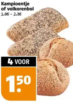 Poiesz Kampioentje of volkorenbol aanbieding