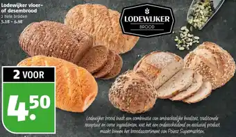 Poiesz Lodewijker vloer of desembrood aanbieding
