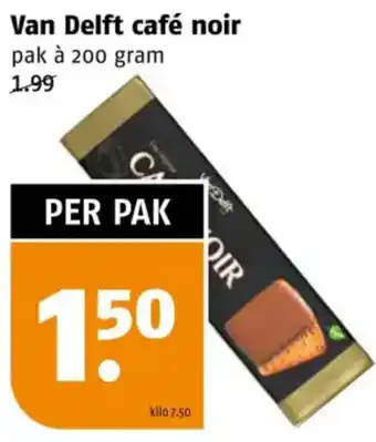 Poiesz Van Delft café noir aanbieding