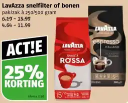 Poiesz LavAzza snelfilter of bonen aanbieding