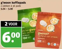 Poiesz G'woon koffiepads aanbieding