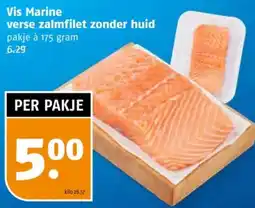 Poiesz Vis Marine verse zalmfilet zonder huid aanbieding