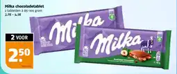 Poiesz Milka chocoladetablet aanbieding