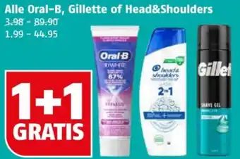 Poiesz Alle Oral-B, Gillette of Head&Shoulders aanbieding