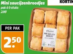 Poiesz Mini saucijzenbroodjes aanbieding