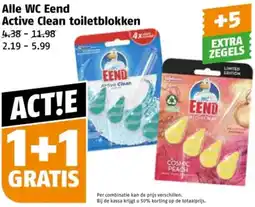 Poiesz Alle WC Eend Active Clean toiletblokken aanbieding