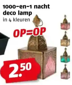 Poiesz 1000-en-1 nacht deco lamp aanbieding