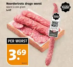 Poiesz Noordertrots droge worst aanbieding