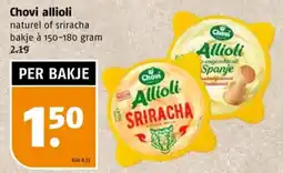 Poiesz Chovi allioli naturel of sriracha aanbieding