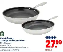 Makro Cosy & Trendy 2-delige koekenpannenset aanbieding