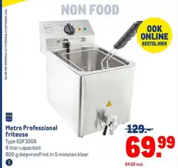 Makro Metro Professional friteuse aanbieding