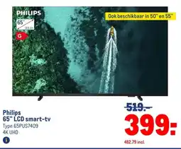Makro PHILIPS Philips 65" LCD smart-tv aanbieding