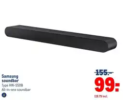 Makro Samsung soundbar aanbieding