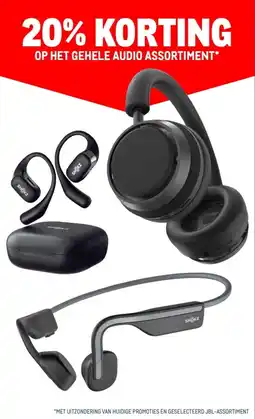 Makro Op het gehele audio assortiment aanbieding