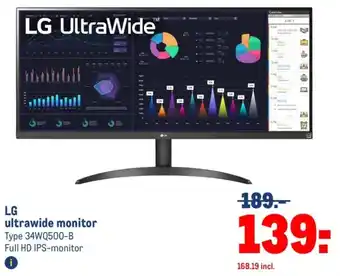 Makro LG UltraWide ultrawide monitor aanbieding