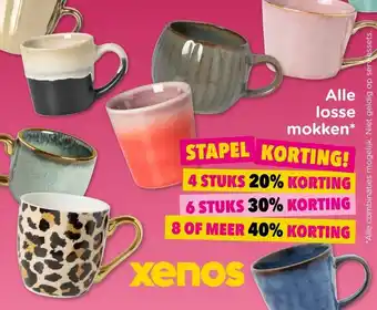 Xenos Alle losse mokken aanbieding