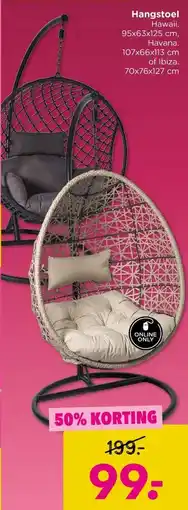 Xenos Hangstoel Hawaii. aanbieding