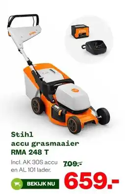 Welkoop Stihl accu grasmaaier RMA 248 T aanbieding