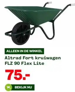 Welkoop Altrad Fort kruiwagen FLZ 90 Flex Lite aanbieding