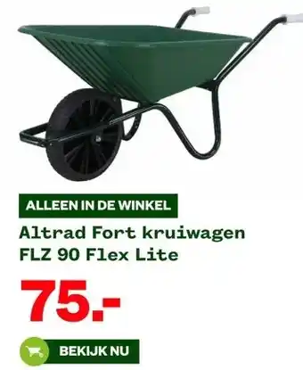 Welkoop Altrad Fort kruiwagen FLZ 90 Flex Lite aanbieding