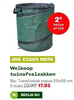 Welkoop Welkoop tuinafvalzakken aanbieding