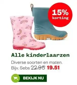 Welkoop Alle kinderlaarzen aanbieding