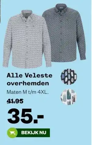 Welkoop Alle Veleste overhemden aanbieding