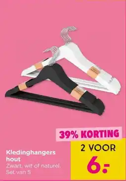 Xenos Kledinghangers hout aanbieding