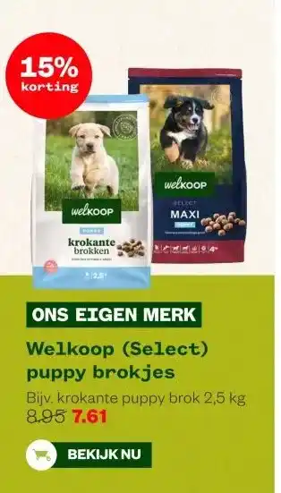 Welkoop Welkoop (Select) puppy brokjes aanbieding