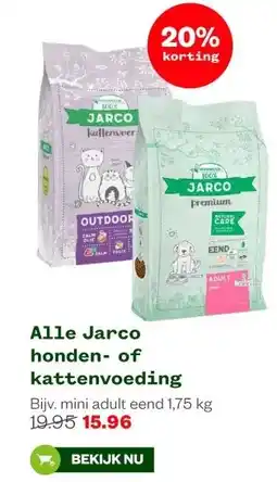 Welkoop Alle Jarco honden- of kattenvoeding aanbieding
