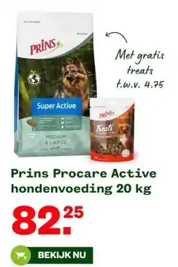 Welkoop Prins Procare Active hondenvoeding aanbieding