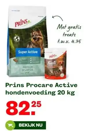 Welkoop Prins Procare Active hondenvoeding aanbieding