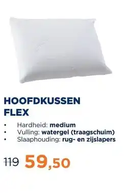 TotaalBED Hoofdkussen Flex watergel | aanbieding