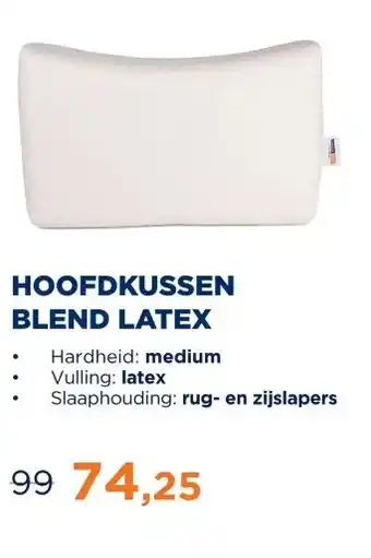 TotaalBED Hoofdkussen Blend latex | 12cm | aanbieding