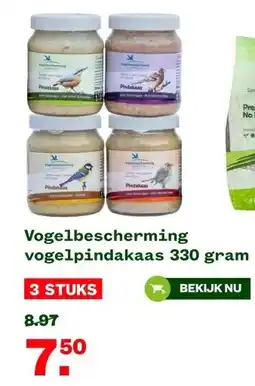 Welkoop Vogelbescherming vogelpindakaas aanbieding