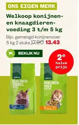 Welkoop Welkoop konijnen- en knaagdieren- voeding 3 t/m aanbieding