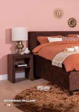 TotaalBED BOXSPRING HALLAND aanbieding