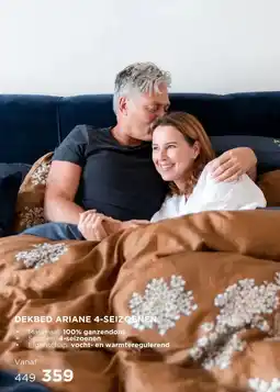 TotaalBED Dekbed Ariane 100% dons 4-seizoenen | 140x200 aanbieding