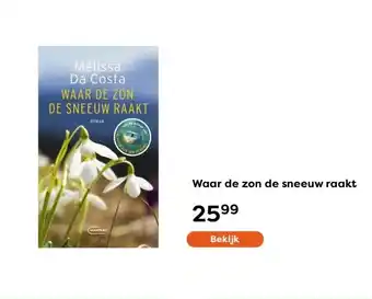 The Read Shop Waar de zon de sneeuw raakt aanbieding